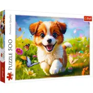 Boldog kölyökkutya 500db-os puzzle - Trefl