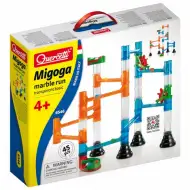 Quercetti: Migoga Átlátszó golyópálya 45db-os