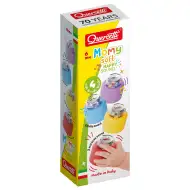 Quercetti: Momy Soft 4 db-os puha csörgős építőkocka szett