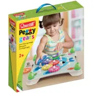 Quercetti: Peggy Gears 13db-os fogaskerekes játékszett