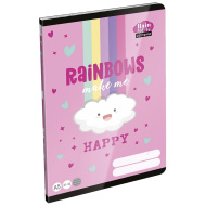 ICO: Lizzysuli Lollipop Rainbow 4.osztályos vonalas füzet A/5 21-32