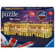 Buckingham palota 216db-os 3D puzzle éjszakai verzió beépített LED világítással - Ravensburger