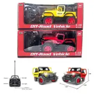 RC Jeep Wrangler távirányítós terepjáró két színváltozatban 1/18