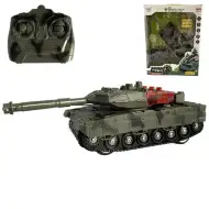 RC Távirányítós Leopard 2 tank fényeffektekkel 23cm