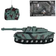 RC Távirányítós terepmintás M1 Abrams tank fénnyel és hanggal 1/32-es méretarány 23cm