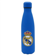 Real Madrid Rozsdamentes duplafalú kék acél kulacs 500ml-es