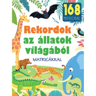 Rekordok az állatok világából ismeretterjesztő könyv matricákkal