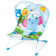 Rezgő és zenélő pihenőszék elefánt mintával