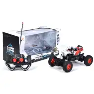 RC Távirányítós Crawler piros-fehér terepjáró autó 1/18 2.4GHz