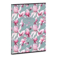 Ars Una: Rosy Magnolia A/4 extra kapcsos sima füzet