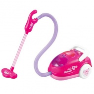 Rózsaszín elektromos játék porszívó
