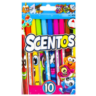 Scentos illatos élénk színű vékony filctoll 10db-os