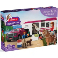 Schleich: Lószállító terepjáróval és lovakkal (42705)