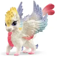 Schleich: Szivárvány sárkány bébi figura (70825)