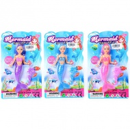 Sellőbaba több változatban 15cm