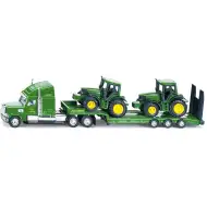 SIKU Kamion John Deere traktorokkal játékszett 1/87