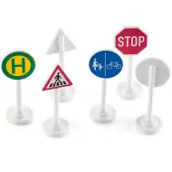 SIKU KRESZ Közlekedési tábla készlet 1/55