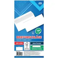 Spirit: Fehér boríték LA/4 11x23cm 100db-os csomag