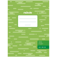 Nebulo: Tűzött sima füzet A4 80-32