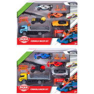 Formula Racer versenyautó szett szállító autóval kétféle változatban 1 db – Dickie Toys