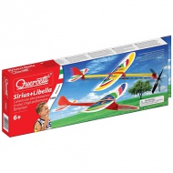 Quercetti: Sirius + Libella vitorlázó repülő 2 az 1-ben szett