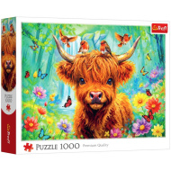 Skót tehén 1000db-os puzzle - Trefl