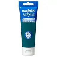 Acrylic 75ml-s akril festék smaragdzöld színben - Carioca