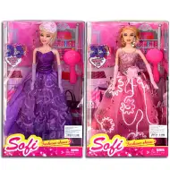 Sofi divatbaba fésűvel 2 változatban