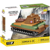 COBI: Somua S-35 francia tank építőjáték (3093)