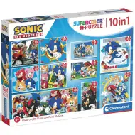 Sonic a sündisznó 10 az 1-ben supercolor puzzle - Clementoni