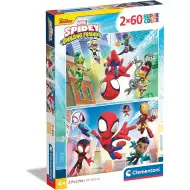 Disney Spidey 2x60db-os Supercolor puzzle - Clementoni