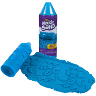 Kinetic Sand: nyomdázz és forgasd homokgyurma kék színben - Spin Master