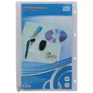 Spirit: Áttetsző lefűzhető cipzáras tasak A/4-es méretben 1db