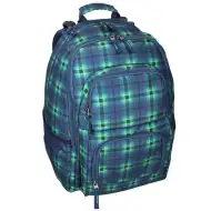 Spirit: E-Bag kék lekerekített iskolatáska, hátizsák 46x34x22cm