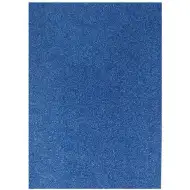 Spirit: Dekorációs csillámos habszivacs lap királykék színben A/4 1db