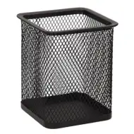 Spirit: Fekete fémhálós asztali írószertartó