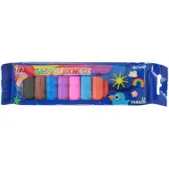 Spirit: Színes csillámos modellező gyurma 10db-os szett 200g