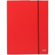 Spirit: Piros gumis mappa A/4-es méretben