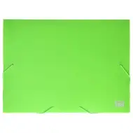 Spirit: Neon zöld műanyag gumis füzetbox A4-es