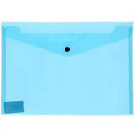 Spirit: Kék színű átlátszó irattartó mappa A/4-es méretben
