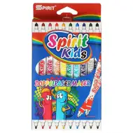 Spirit: Vékony-vastag színes kétvégű filctoll 10db-os szett