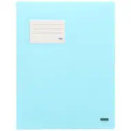 Spirit: Lefűző mappa kártyatartóval pasztell kék színben A4