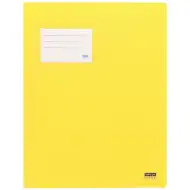Spirit: Lefűző mappa kártyatartóval sárga színben A4