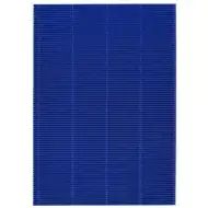 Spirit: Metál kék 3D dekor hullámkarton A4-es