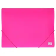 Spirit: Neon pink műanyag gumis mappa A4-es