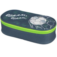 Spirit: Goal focilabda mintás ovális tolltartó 20x10x6cm