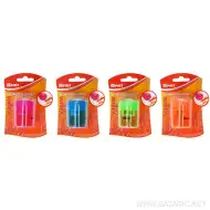 Spirit: Pongo 2 lyukú tartályos hegyező többféle színben 1db-os csomag