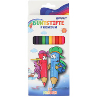 Spirit: Prémium fa hatszögletű színes ceruza 12db-os szett