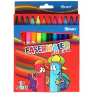 Spirit: Prémium színes filctoll 12db-os szett
