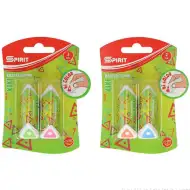 Spirit: Kiki háromszög alakú radír többféle színben 2db-os szett